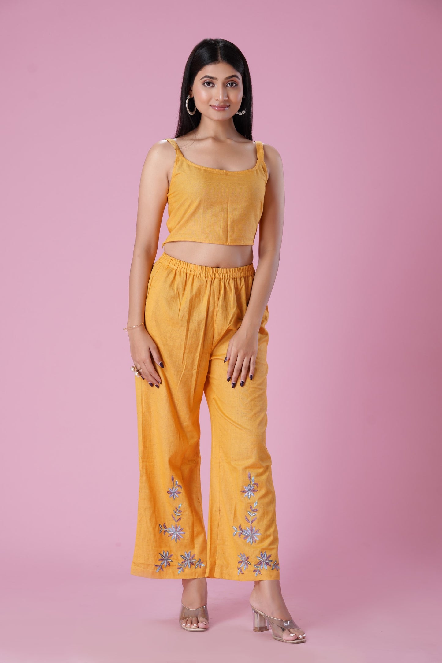 Yellow HandMade Co-Ord Set