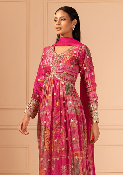 THE BLUSH PINK ANARKALI