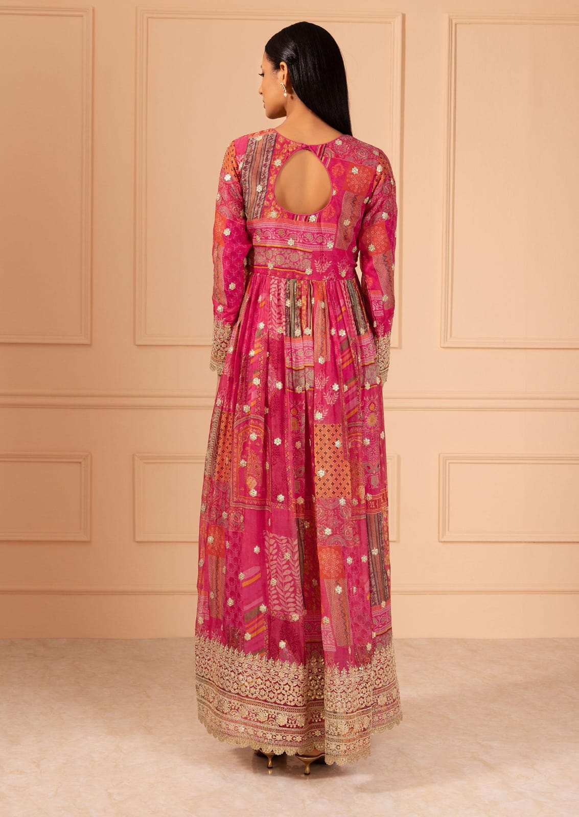 THE BLUSH PINK ANARKALI